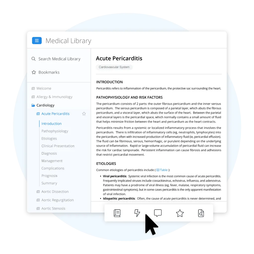 Using UWorld Medical Library tools that integrate with your QBank
